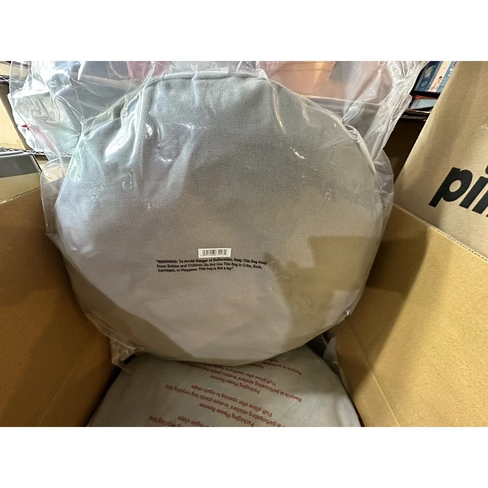 NWT Room Essentials Round Round Toss Pillow size 24